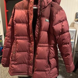 L.L. Bean Women's Puffer Jacket - Maroon